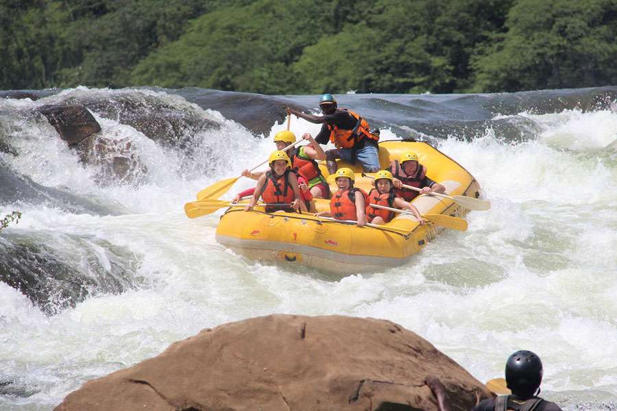 White Water Rafting on the Nile in Jinja