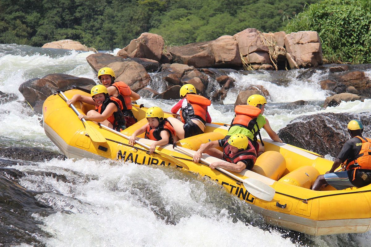 White water rafting in Jinja