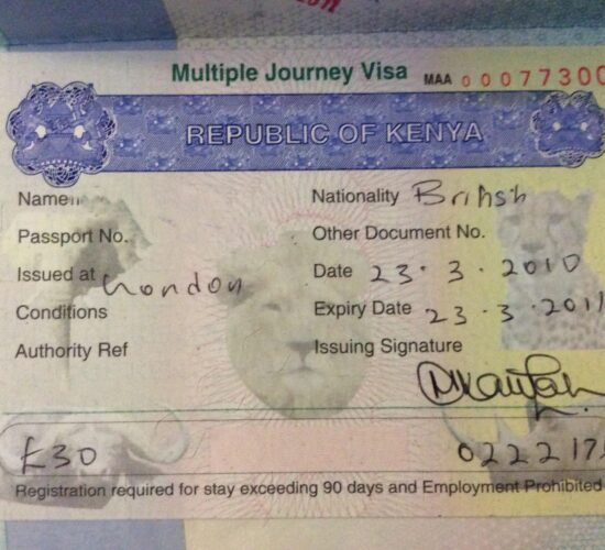 East Africa Tourist Visa